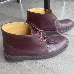 Clarks Burgundy Boots